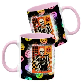 kubek-ceramiczny-330ml-rozowy-wzory-halloween-jesien-na-prezent