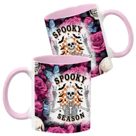 kubek-ceramiczny-330ml-rozowy-wzory-halloween-jesien-na-prezent