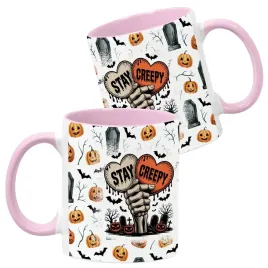 kubek-ceramiczny-330ml-rozowy-wzory-halloween-jesien-na-prezent