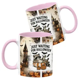 kubek-ceramiczny-330ml-rozowy-wzory-halloween-jesien-na-prezent