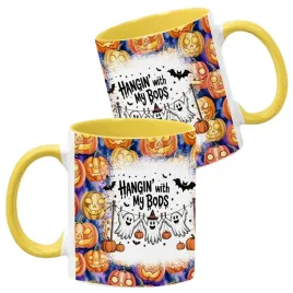 kubek-ceramiczny-330ml-zolty-wzory-halloween-jesien-na-prezent