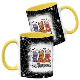 kubek-ceramiczny-330ml-zolty-wzory-halloween-jesien-na-prezent