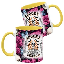 kubek-ceramiczny-330ml-zolty-wzory-halloween-jesien-na-prezent
