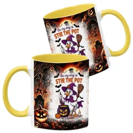 kubek-ceramiczny-330ml-zolty-wzory-halloween-jesien-na-prezent