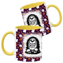 kubek-ceramiczny-330ml-zolty-wzory-halloween-jesien-na-prezent
