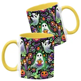kubek-ceramiczny-330ml-zolty-wzory-halloween-jesien-na-prezent