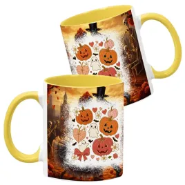 kubek-ceramiczny-330ml-zolty-wzory-halloween-jesien-na-prezent