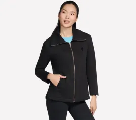 bluza-damska-skechers-go-snuggle-tunic-full-zip-jacket-czarna-ja214-blk