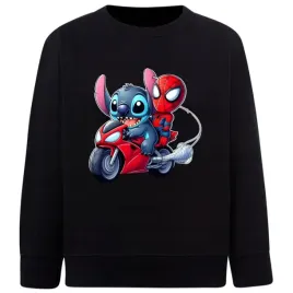 bluza-bez-kaptur-dziewczynka-chlopiec-stich-bawelna-nadruk-134-140-w226