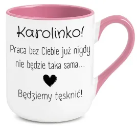 kubek-rozowy-elegant-na-prezent-praca-bez-ciebie-juz-nigdy-nie-imie