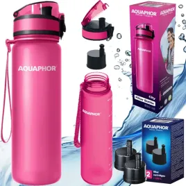 aquaphor-city-zestaw-butelka-filtrujaca-wode-rozowa-05l-3x-wklad-filtr