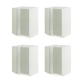 4-szt-szafka-pod-zlew-60x60-cm-biala-jasnozielona