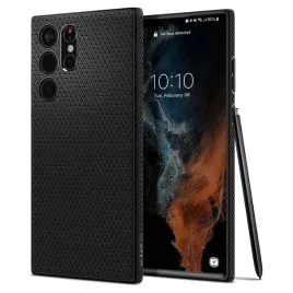 etui-spigen-liquid-air-na-samsung-galaxy-s22-ultra-czarny-mat