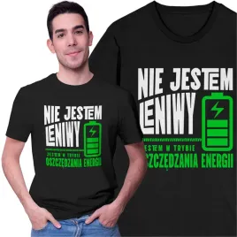 koszulka-meska-nie-jestem-leniwy-jestem-w-trybie-oszczedzania-smieszna