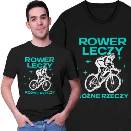 koszulka-meska-rower-leczy-rozne-rzeczy-prezent-dla-rowerzysty-kolarza