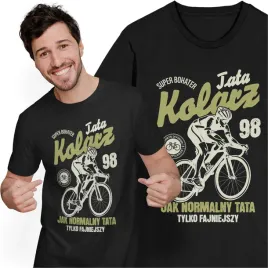 koszulka-meska-dzien-taty-ojca-t-shirt-dla-taty-kolarza-na-rower