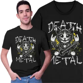 koszulka-meska-death-metal-cat-t-shirt-z-kotem-dla-muzyka-gitarzysty