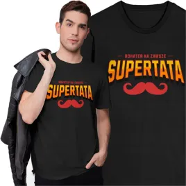 koszulka-meska-dzien-taty-ojca-prezent-bohater-na-zawsze-supertata-t-shirt