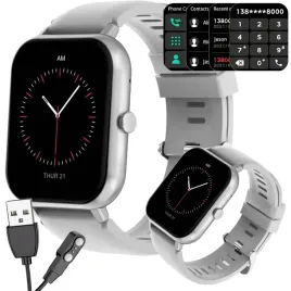 smartwatch-zegarek-damski-meski-gumowy-pasek-sport-bluetooth-rozmowy-szary