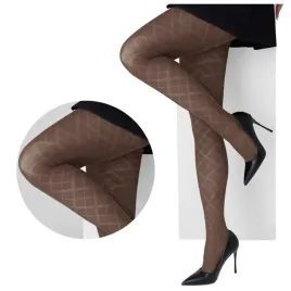 rajstopy-damskie-czekoladowe-szeroki-wzor-romby-grace-f02-marilyn-5-xl