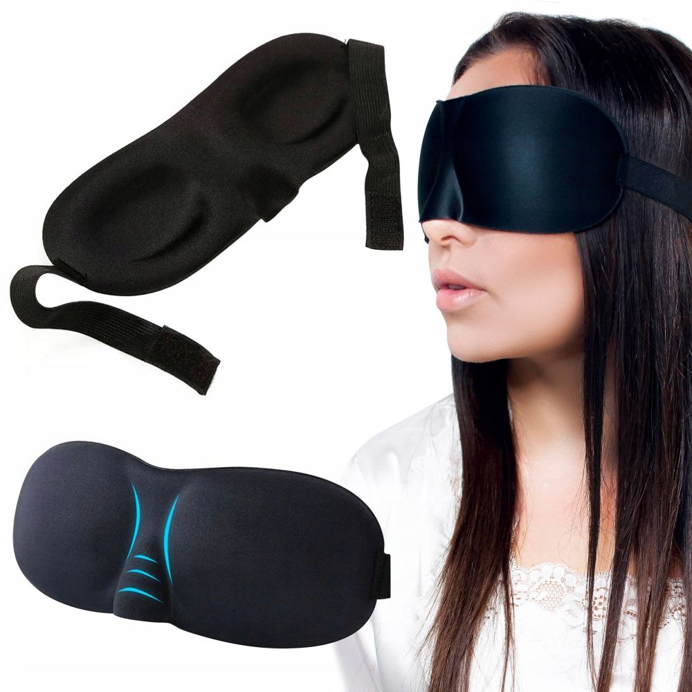 Promocja Maska 3d Do Spania Opaska Na Oczy Zdrowy Sen – Gift wyprzedaż przecena