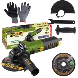 procraft-pw1550-szlifierka-katowa-125mm-850w-bezszczotkowa-lekka-gratis