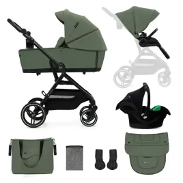 kinderkraft-wozek-wielofunkcyjny-yoxi-3w1-zielony