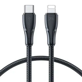 kabel-joyroom-surpass-series-a11-lightning-usb-c-20w-0-25-m-czarny
