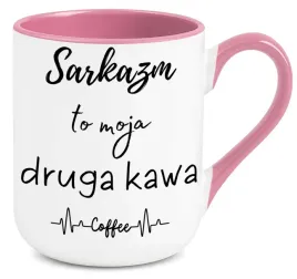 kubek-rozowy-elegant-na-prezent-sarkazm-to-moja-druga-kawa-wzory