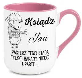 kubek-rozowy-elegant-na-prezent-dla-ksiedza-pasterza-tego-stada-imie