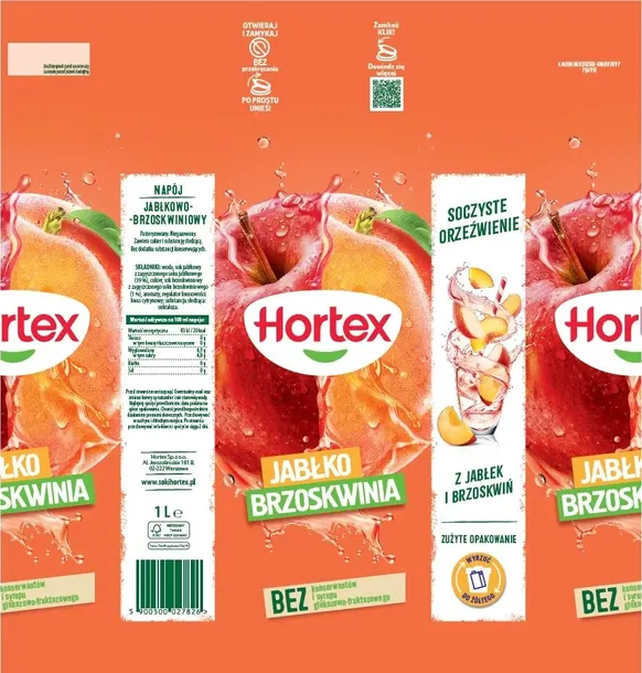 hortex-napoj-jablko-brzoskwinia-1-l-stan-nowy
