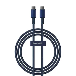 kabel-baseus-tungsten-gold-usb-c-usb-c-100w-1m-granatowy