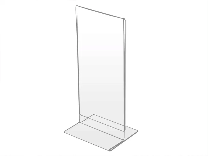 STOJAK DL 99x210mm ULOTKI,MENU DWUSTRONNY z PLEXI