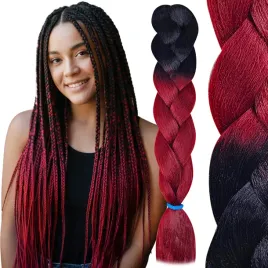wlosy-syntetyczne-na-warkoczyki-ombre-2-kolorowy-czarny-bordowy-60cm-m5
