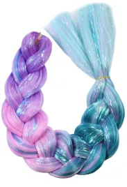 wlosy-syntetyczne-warkoczyki-ombre-proste-brokatowe-rozowe-ombre-4-kolory