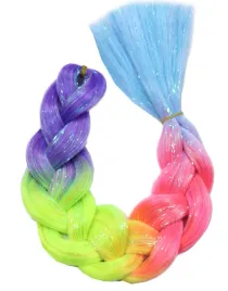 wlosy-syntetyczne-warkoczyki-ombre-proste-brokatowe-neonowe-ombre-4-kolory