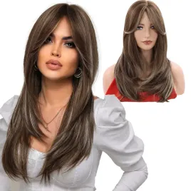 peruka-syntetyczna-prosta-balayage-braz-jennifer-brazowa-z-pasemkami-piekna