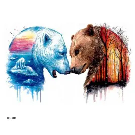 tatuaze-zmywalne-tymczasowe-tattoo-3d-bears-tatuaz