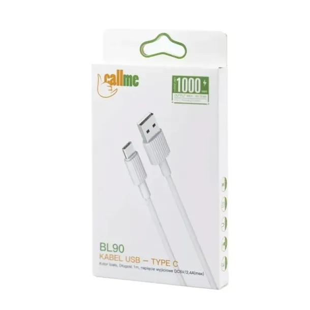 kabel-micro-usb-callme-bl90-bialy