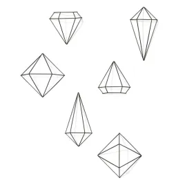 umbra-geometryczne-dekoracje-scienne-czarne-9szt