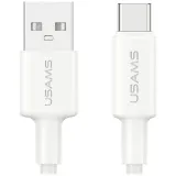 kabel-usams-u90-3a-usb-a-do-usb-c-bialy