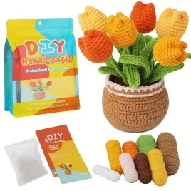 szydelkowanie-zestaw-kreatywny-zolte-tulipany-w-doniczce-hobby-prezent