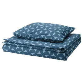 ikea-angsnejlika-poszwa-na-koldre-i-poszewka-granatowy-150x200-50x60-cm