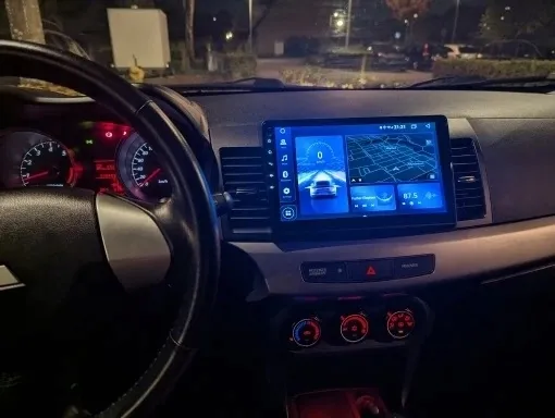 radio-2din-nawigacja-android-mitsubishi-lancer-9-apple-carplay-android-auto-stan-nowy