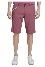 spodenki-meskie-tom-tailor-bermudy-szorty-lniane-rozowe