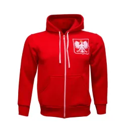 bluza-kibica-polska-kaptur-zamek-haft-czerwona-bawelna-l