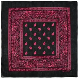 bandana-chusta-bawelniana-bandamka-chustka-czarno-rozowa