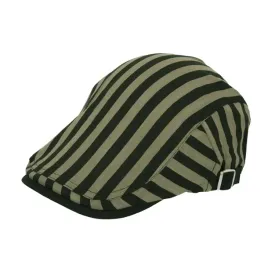 kaszkiet-meski-czapka-z-daszkiem-bawelna-paski-zielony-khaki-czarny