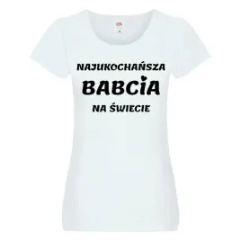 koszulka-damska-najukochansza-babcia-t-shirt-xs