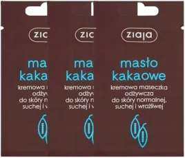 3-x-ziaja-maslo-kakaowe-maseczka-odzywcza-saszetka-7ml-odzywienie-skory